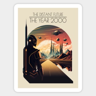 The Distant Future - THE YEAR 2000 Magnet